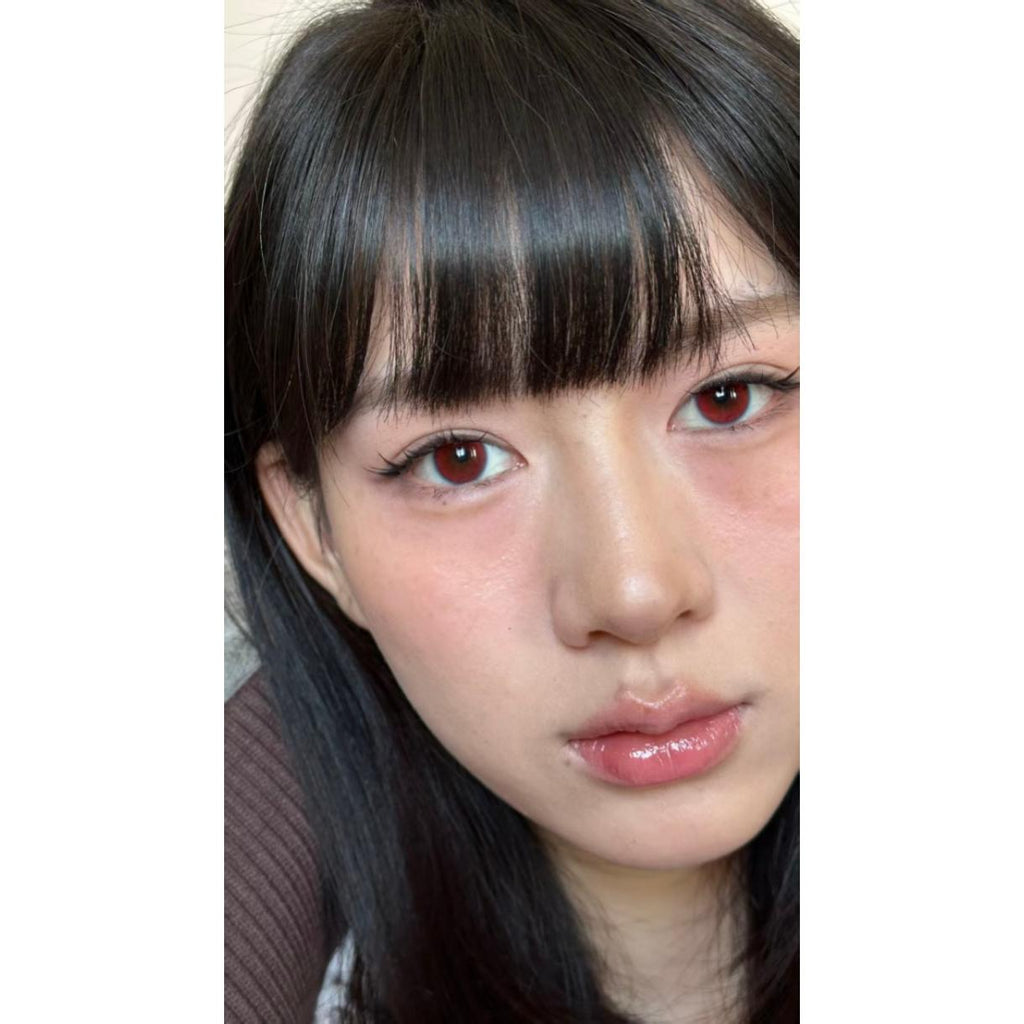 RYZJI MimiPark 14.20mm Red Colored Contact Lenses (6 Months Wear)