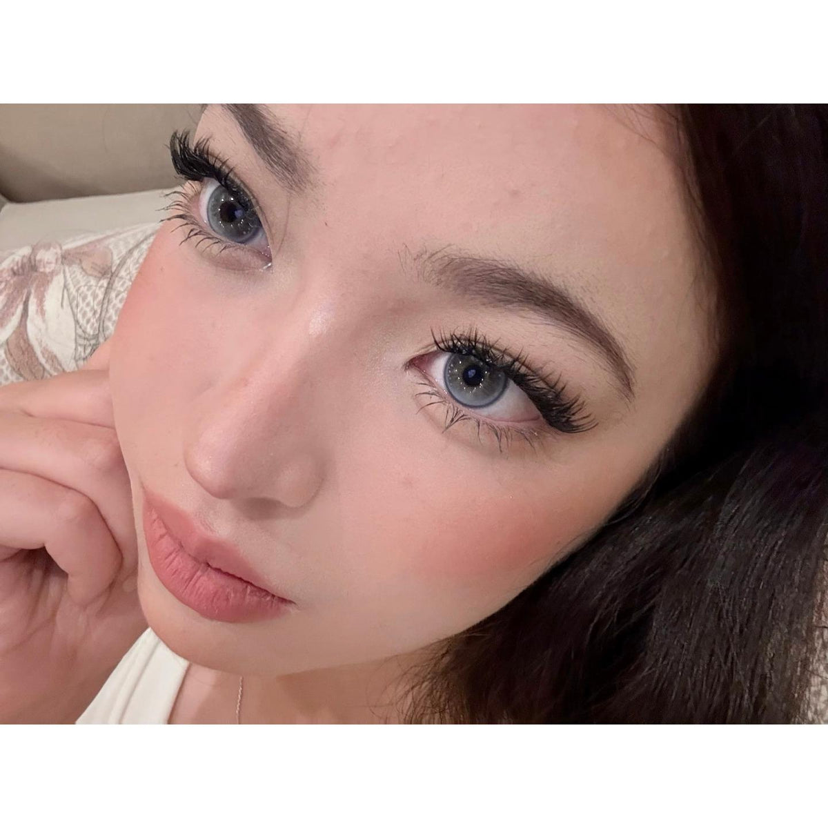 HLBLAN Serltyca 14.20mm Blue Colored Contact Lenses (6 Months Wear)