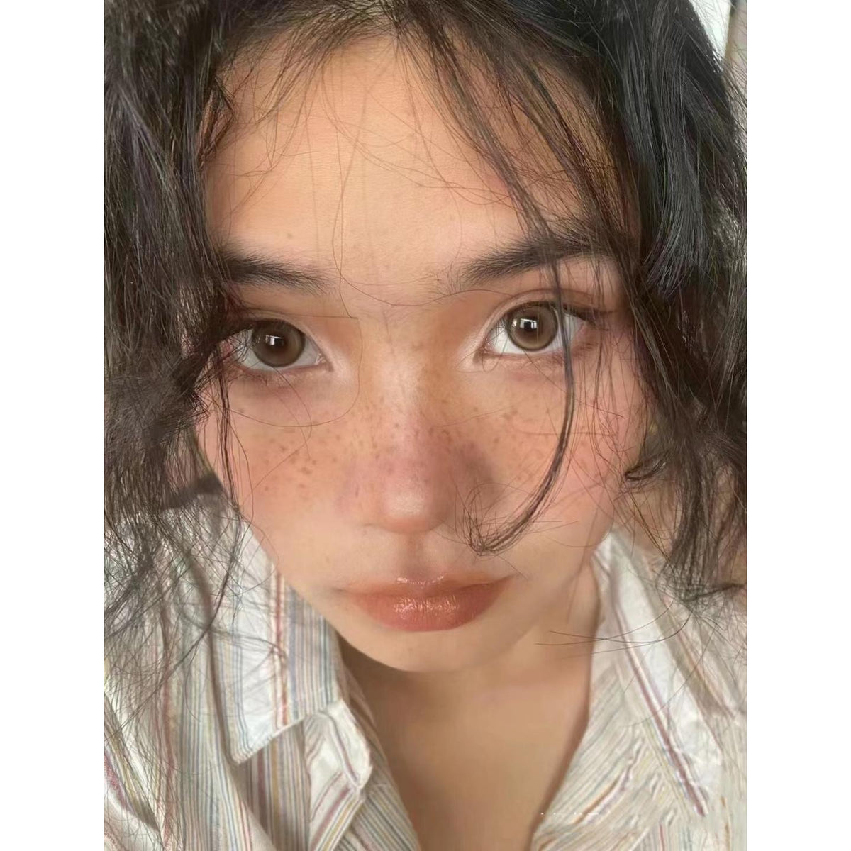 Kính áp tròng màu HDSHAO MorningCon 14.20mm màu nâu (Hạn dùng 6 tháng)