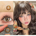 MRSQIU BOOSCON 14.20mm Brown Colored Contact Lenses (6 Months Wear)