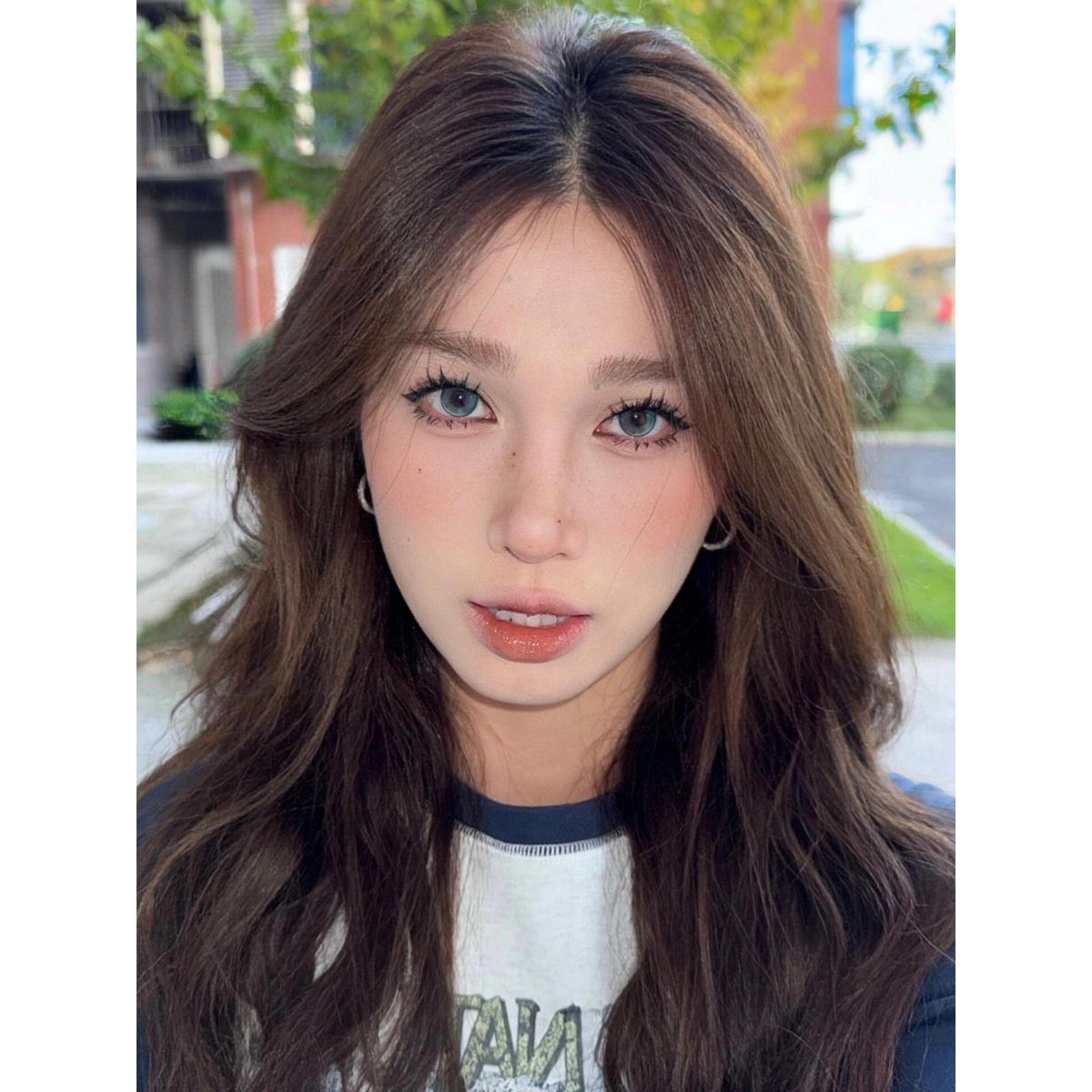 คอนแทคเลนส์สีเขียว HSNBHE Xiyoulens ขนาด 14.20 มม. (ชนิดราย 6 เดือน)