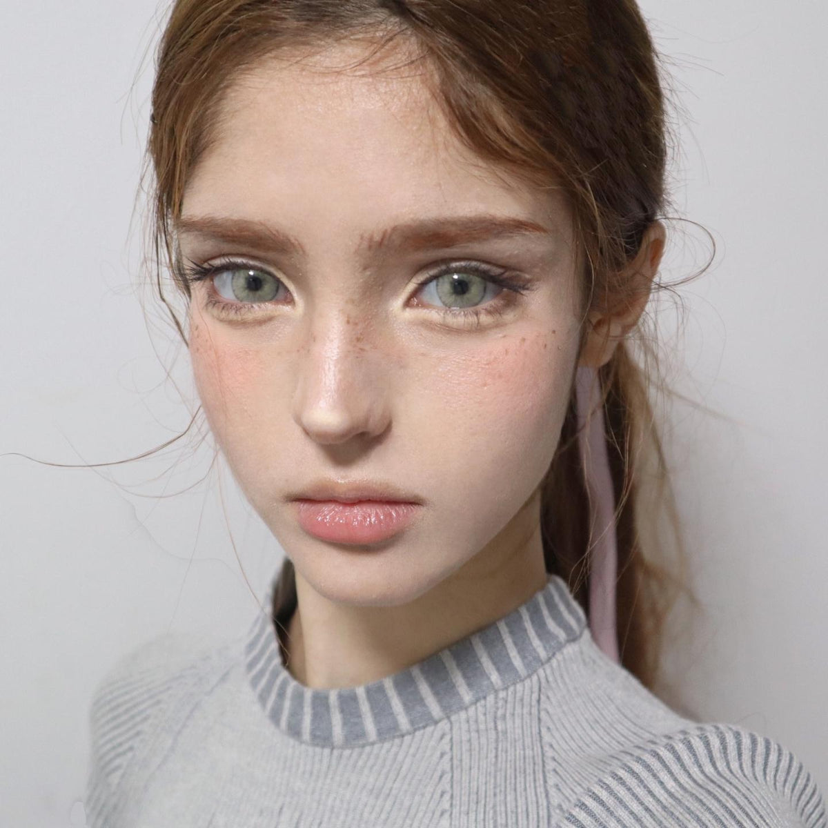 XLNHUI Serltyca 14.50mm Gray Colored Contact Lenses (6 Months Wear)