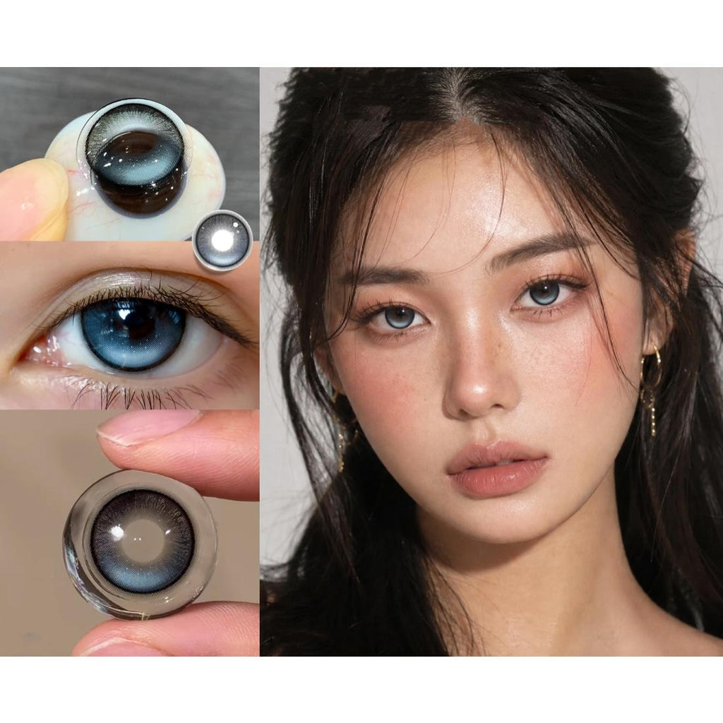 ZYSKE คอนแทคเลนส์สี Tinacon ขนาด 14.20 มม. สีฟ้า (ชนิดราย 6 เดือน)