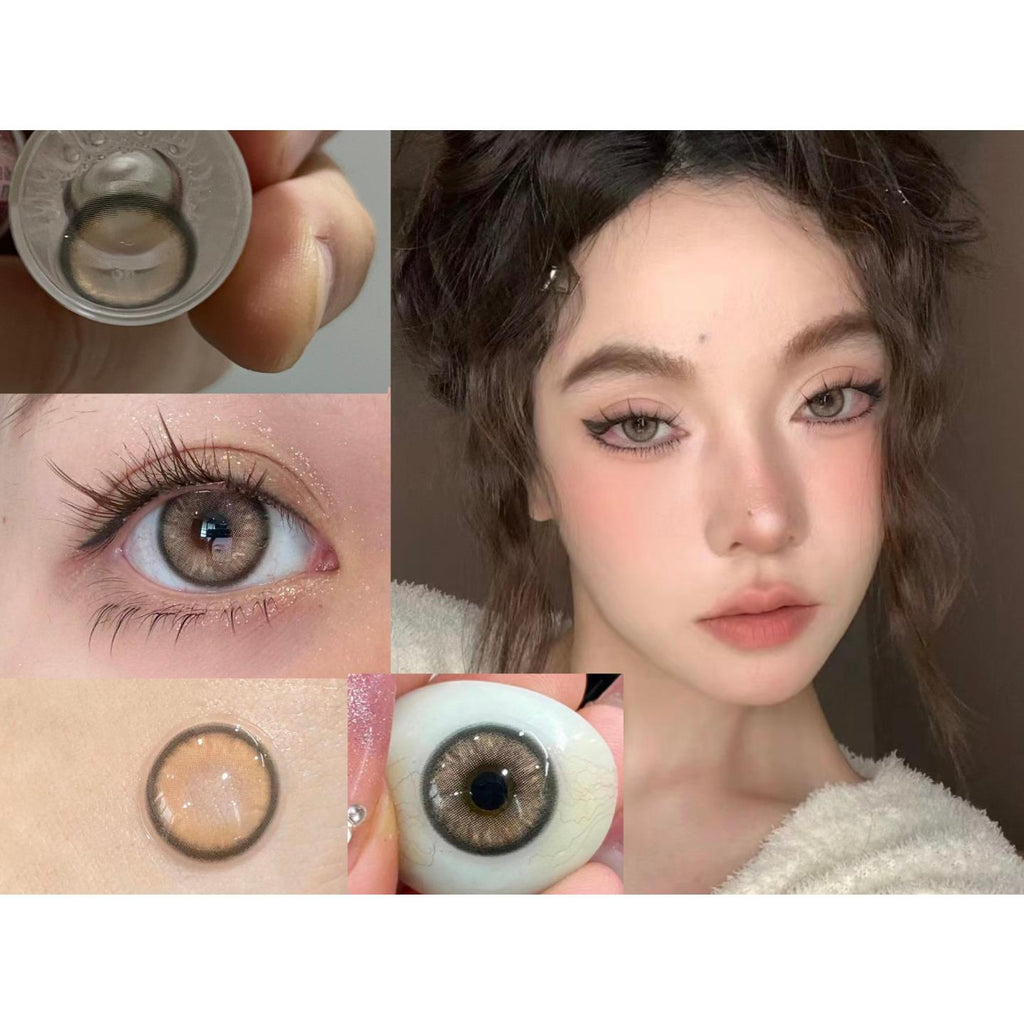 FTSTE FLLYCON 14.20mm Brown Colored Contact Lenses (6 Months Wear)