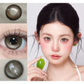 CDRGNHE OBALEN 14.50mm Gray Colored Contact Lenses (6 Months Wear)