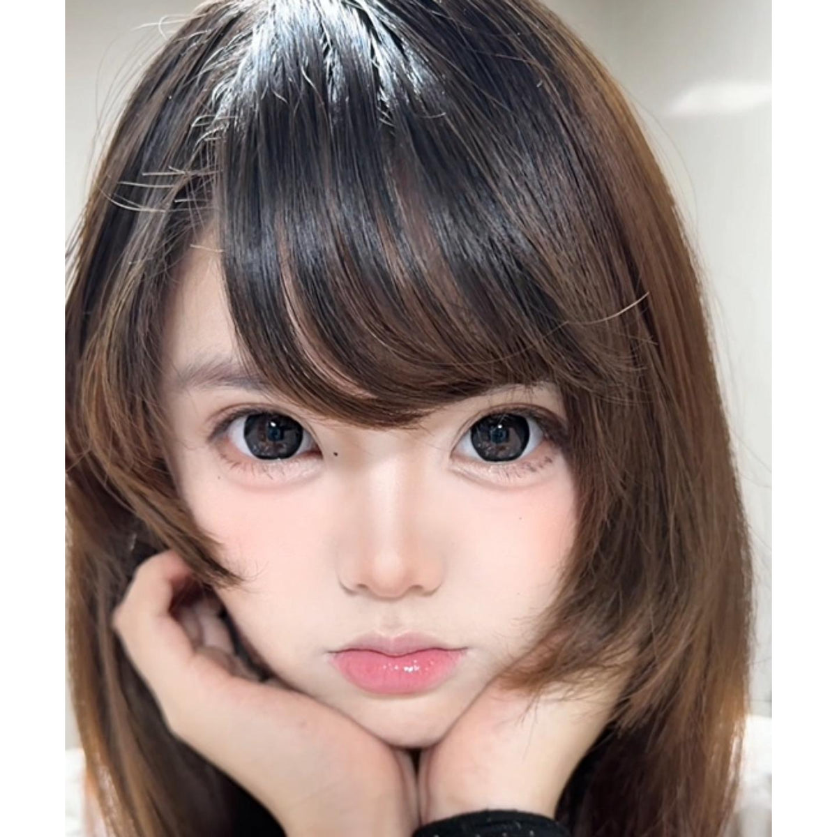 CDYYNDAI OBALEN 14.50mm Black Colored Contact Lenses (6 Months Wear)