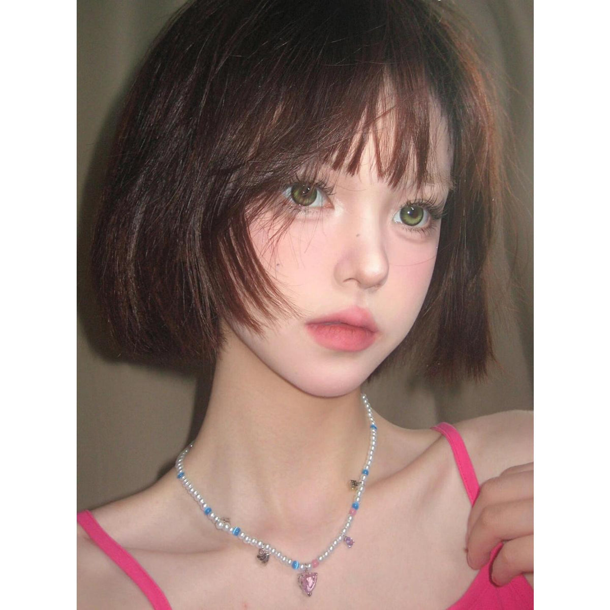 คอนแทคเลนส์สี WNSLV รุ่น Xiyoulens ขนาด 14.20 มม. สีเขียว (แบบราย 6 เดือน)
