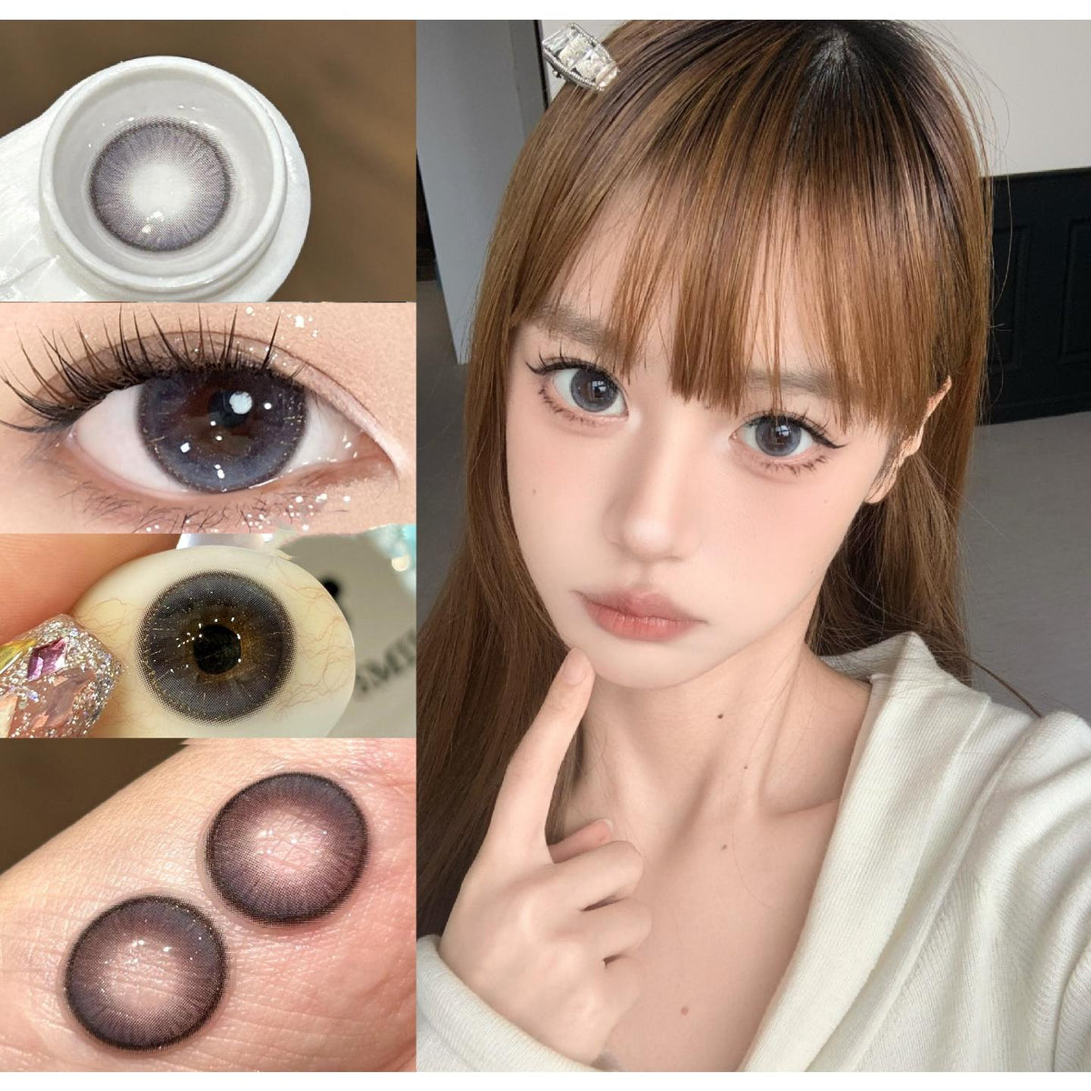 LSHZI thestarlens 14.50mm Purple Colored Contact Lenses (6 Months Wear)