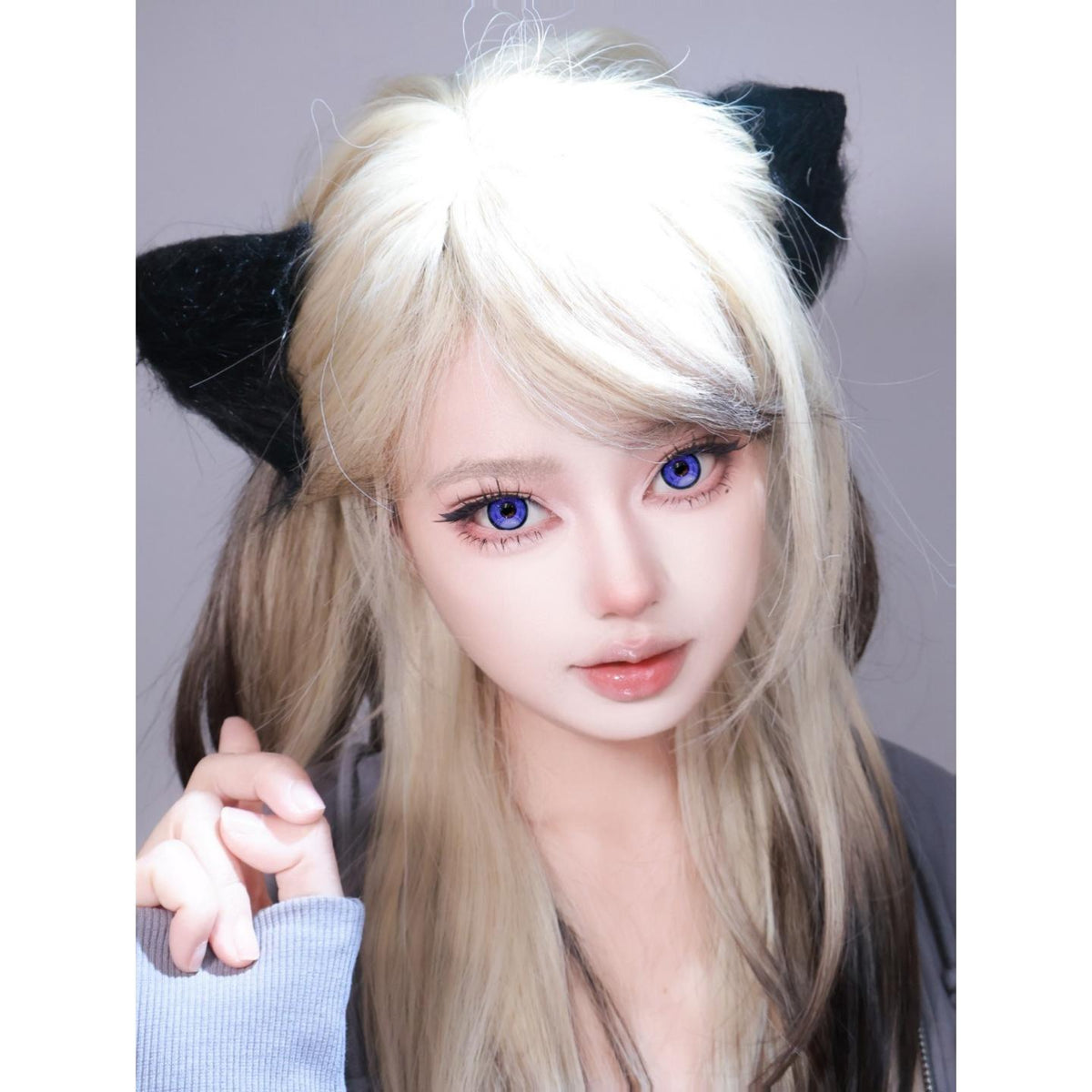 SBING Xiyoulens 14.50mm Purple Colored Contact Lenses (6 Months Wear)