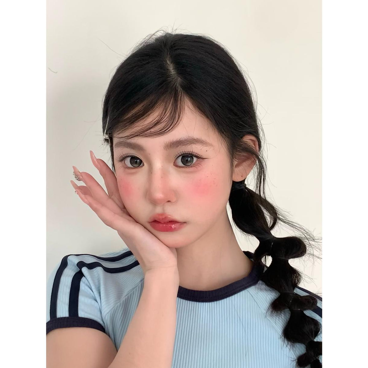 NYWHGUO MimiPark 14.50mm Gray Colored Contact Lenses (6 Months Wear)