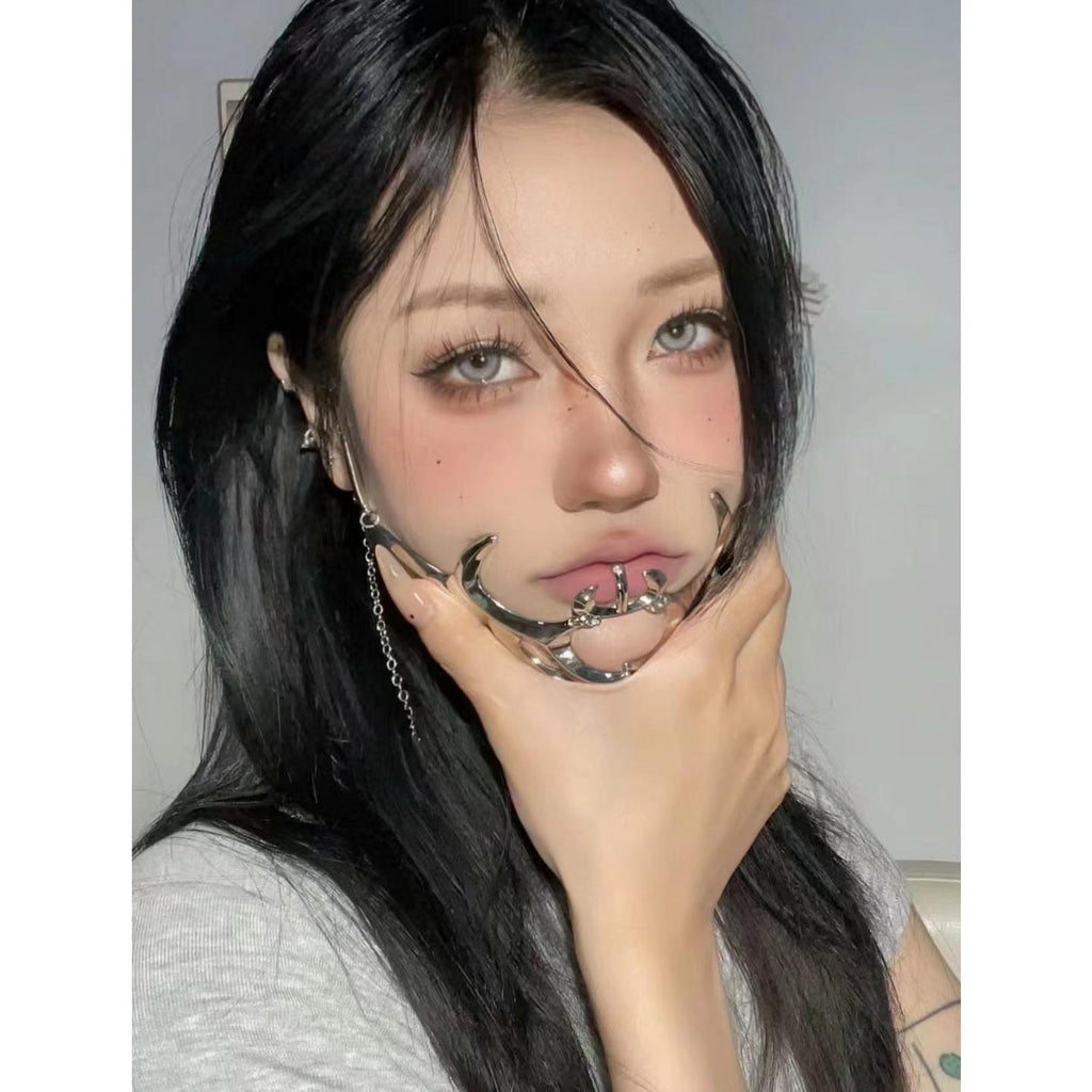 BPNGAI FLLYCON 14.20mm Grey Colored Contact Lenses (6 Months Wear)