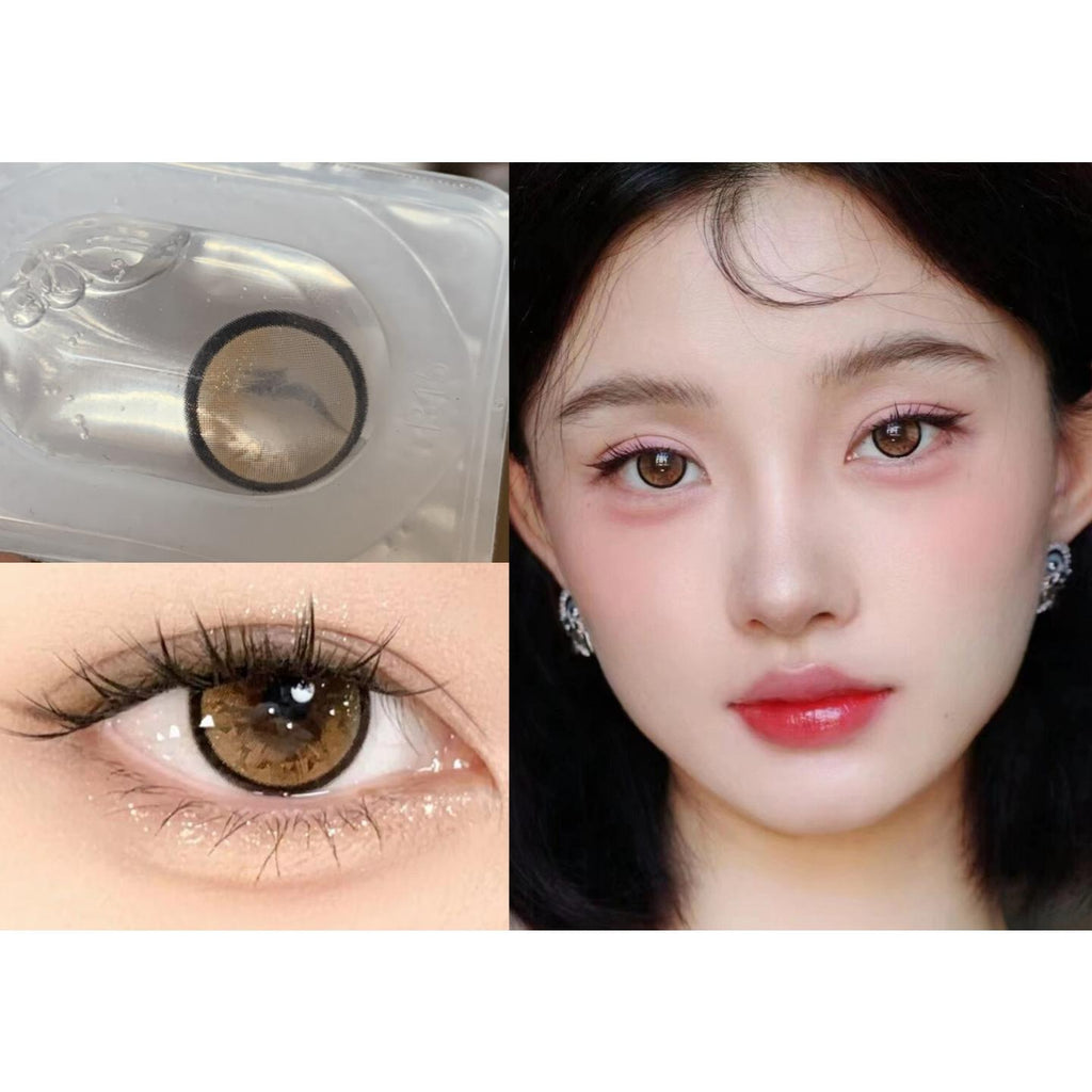 13KLA Xiyoulens คอนแทคเลนส์สี ขนาด 14.20 มม. สีน้ำตาล (ชนิดราย 6 เดือน)