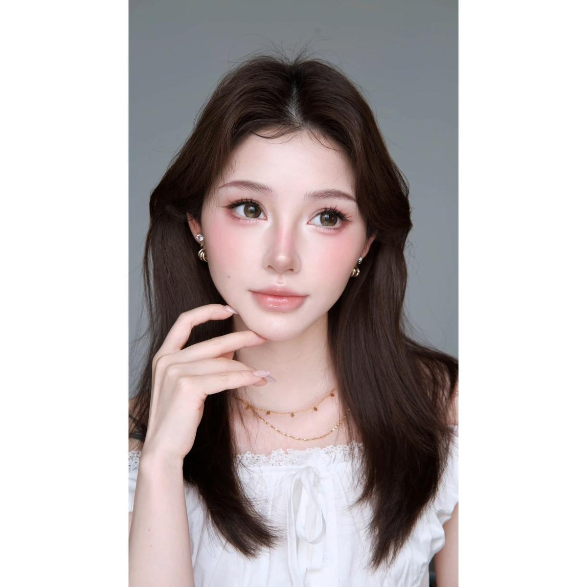 WMGLAN Tinacon 14.50mm Olive Colored Contact Lenses (6 Months Wear)