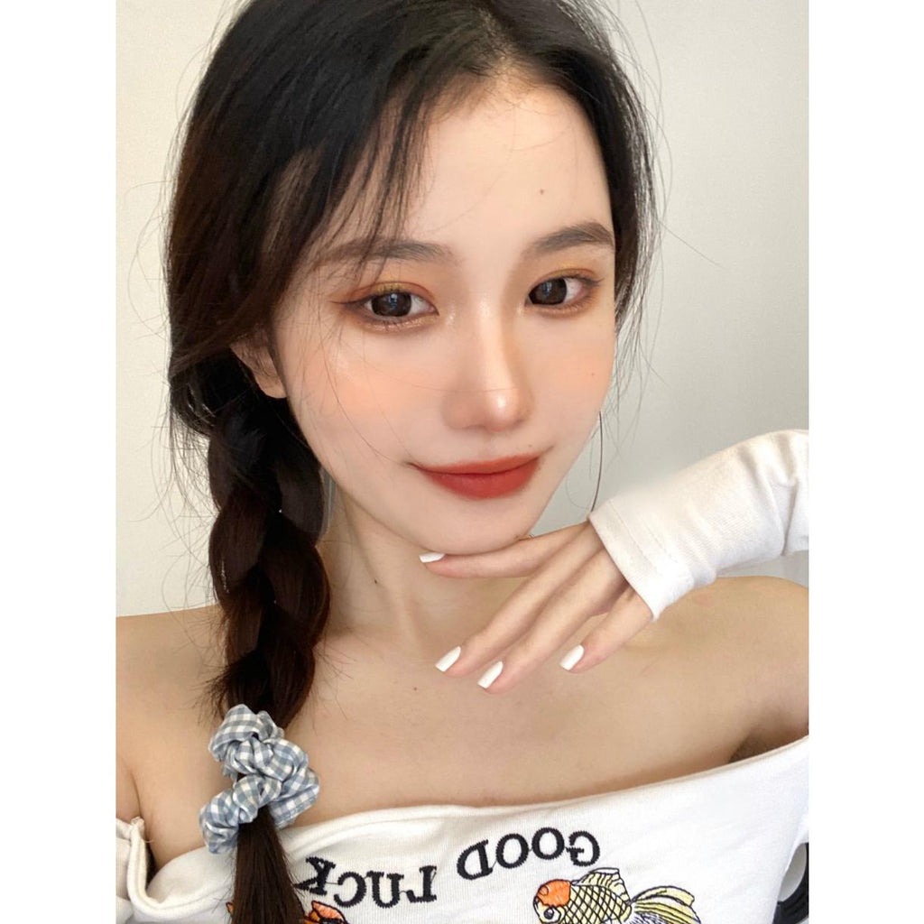 BIGDHEI Xiyoulens 14.50mm Black Colored Contact Lenses (6 Months Wear)