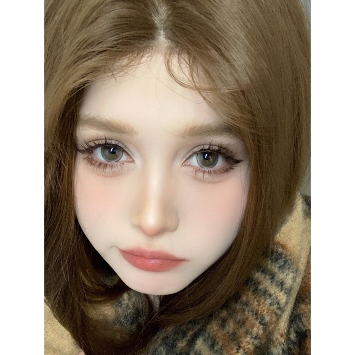KLXGOU BOOSCON 14.20mm Brown Colored Contact Lenses (6 Months Wear)