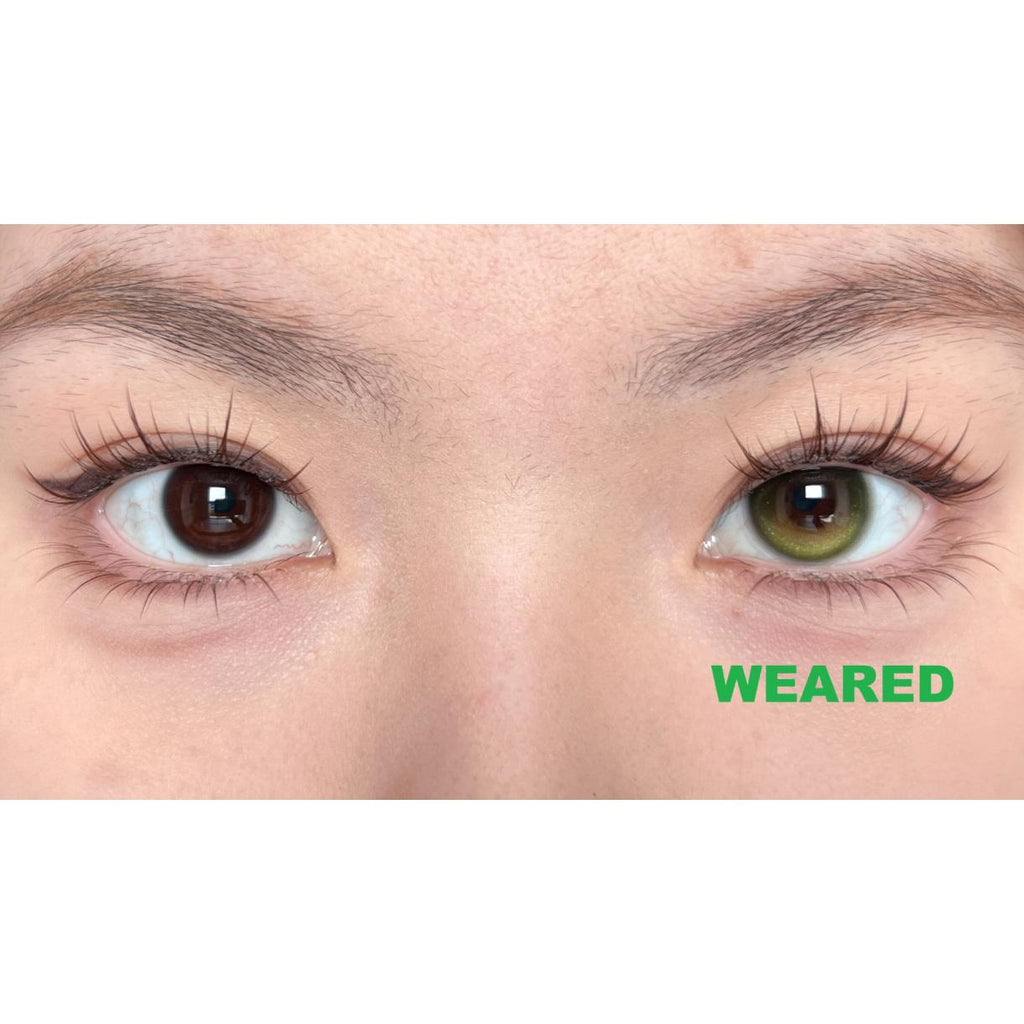 Kính áp tròng màu YHCHONG thestarlens 14.20mm màu xanh lá (thời hạn sử dụng 6 tháng)