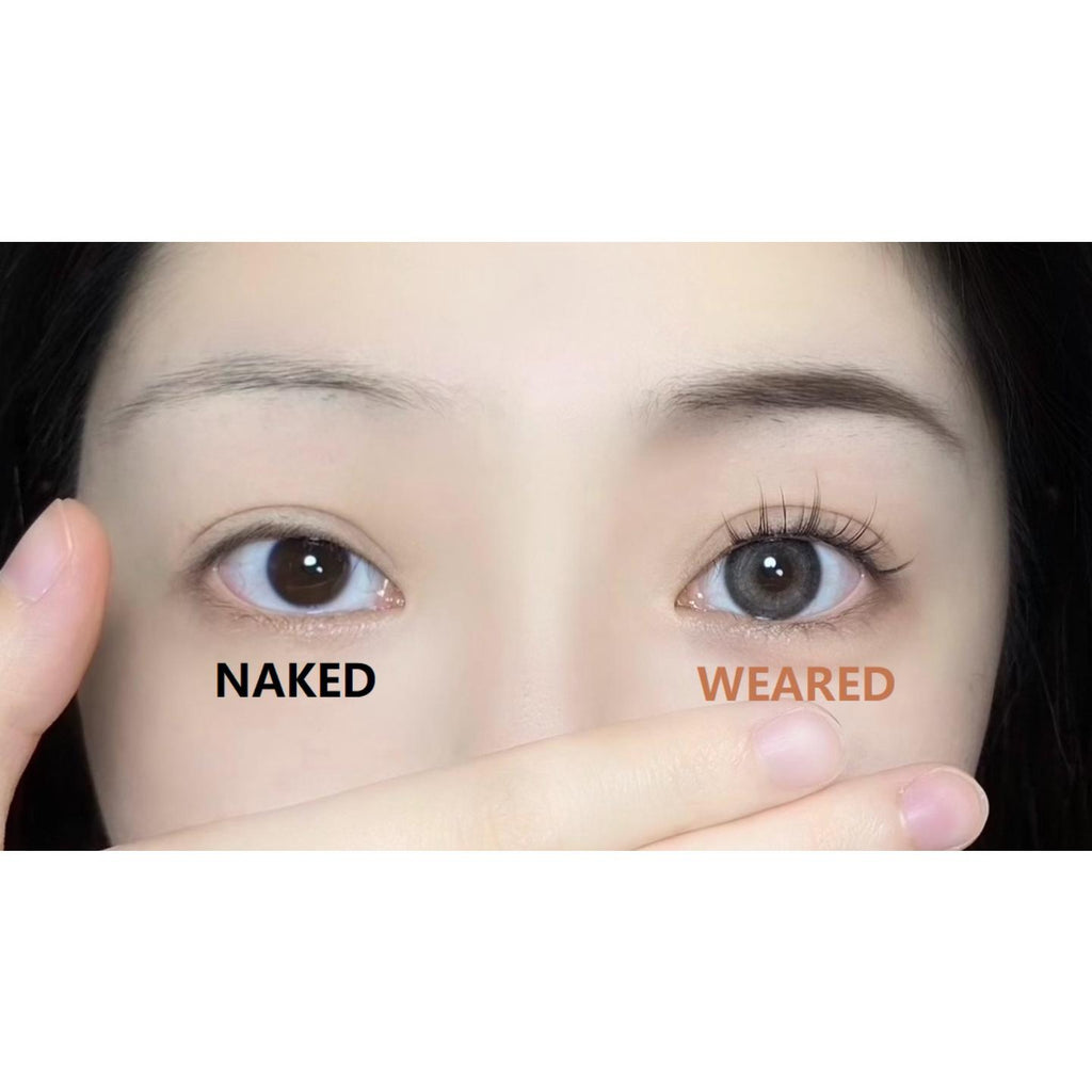 SDGYUN MorningCon 14.50mm Gray Colored Contact Lenses (6 Months Wear)