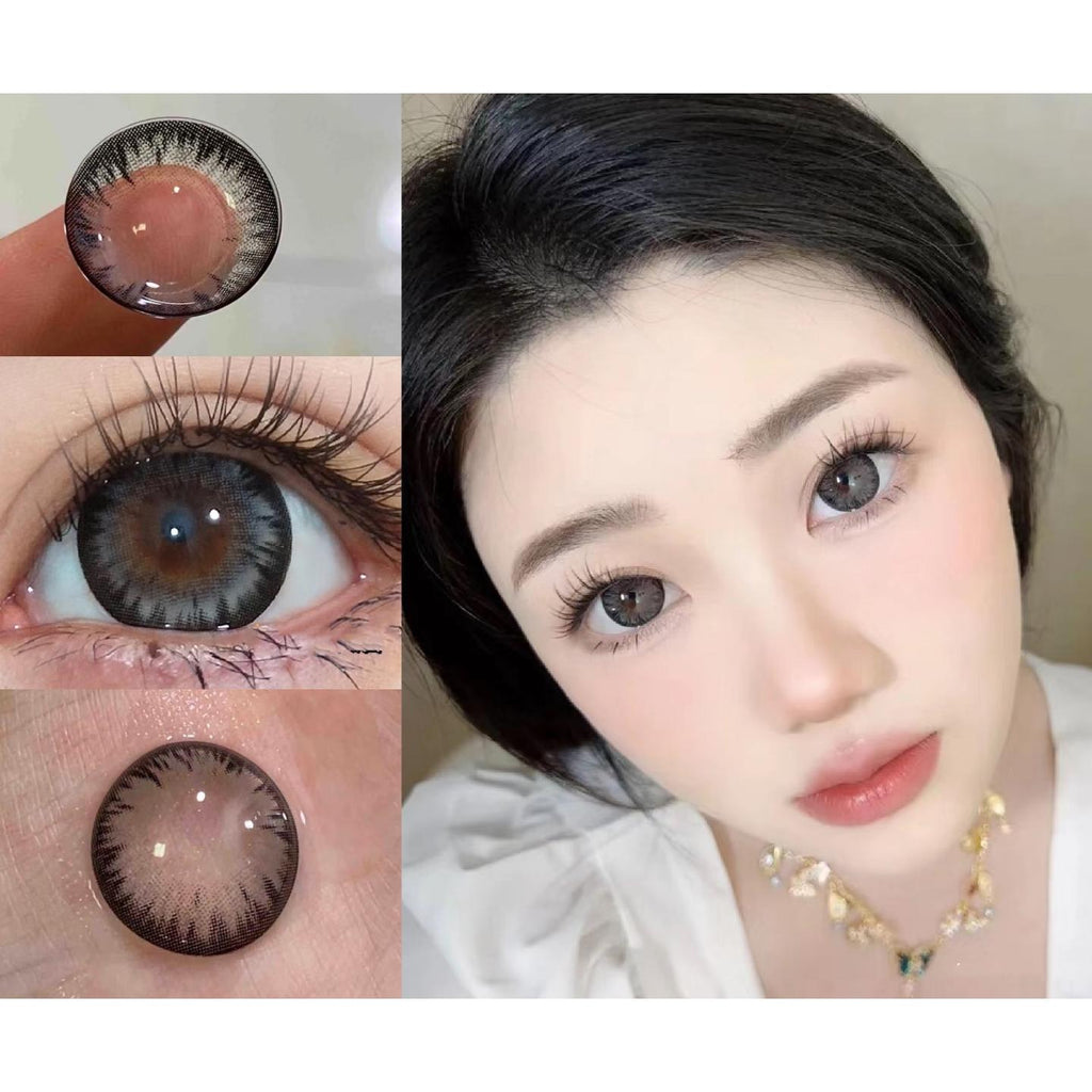MLWLONG BOOSCON 14.50mm Gray Colored Contact Lenses (6 Months Wear)