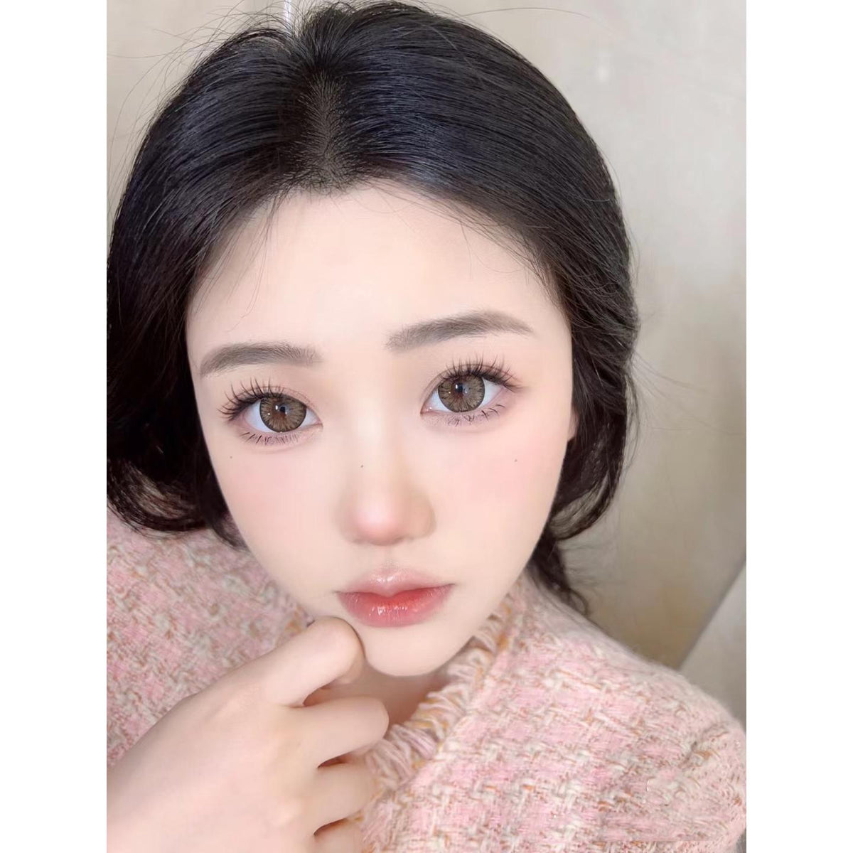 JPWLONG LRGOODCON 14.50mm Brown Colored Contact Lenses (6 Months Wear)