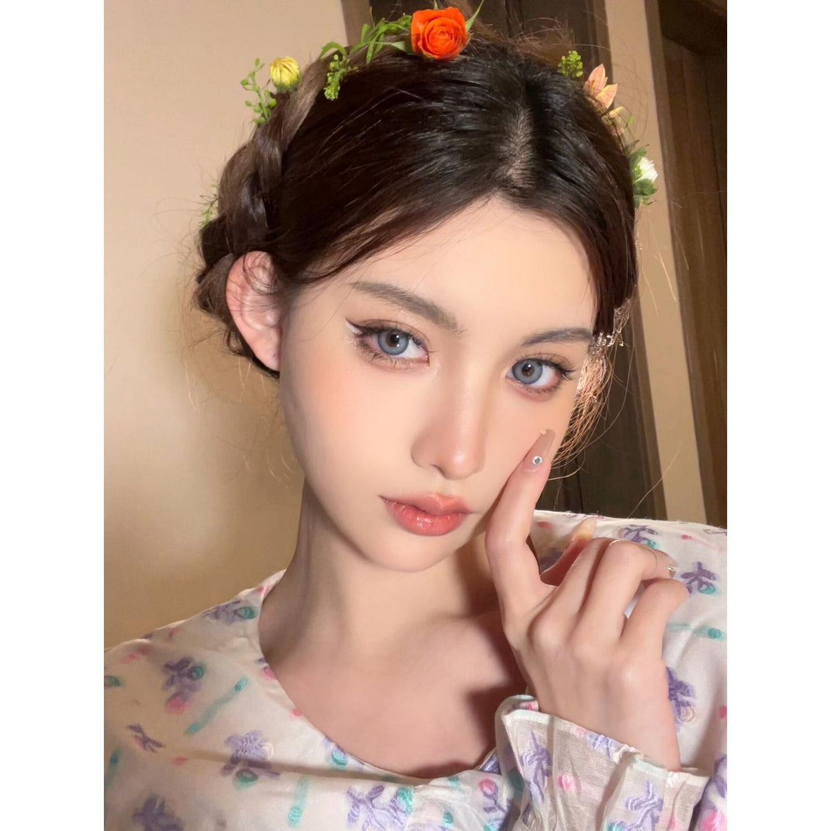 LYPIAN Xiyoulens 14.20mm Blue Colored Contact Lenses (6 Months Wear)