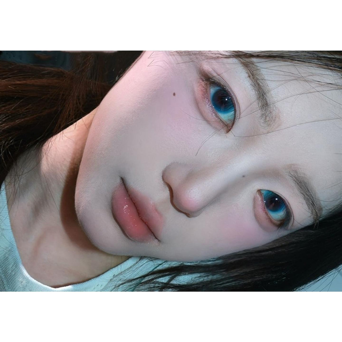 YCLXI OVOLOOK 14.20mm Blue Colored Contact Lenses (6 Months Wear)
