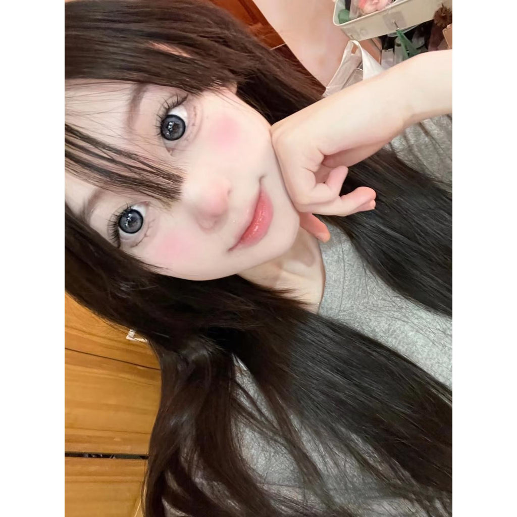 YZCXIANG ROSELENS 14.50mm Grey Colored Contact Lenses (6 Months Wear)