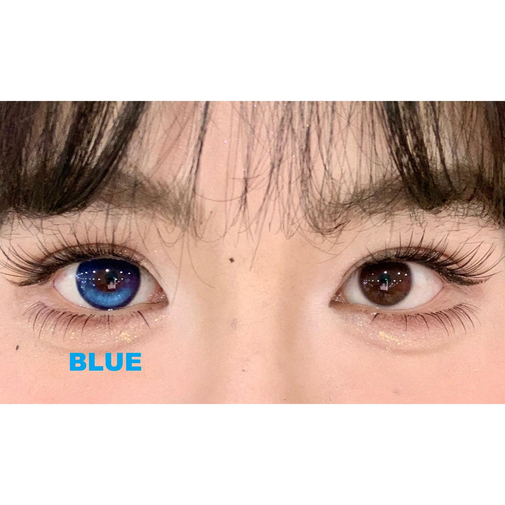 CDDZWWLAN OBALEN 14.50mm Blue Colored Contact Lenses (6 Months Wear)