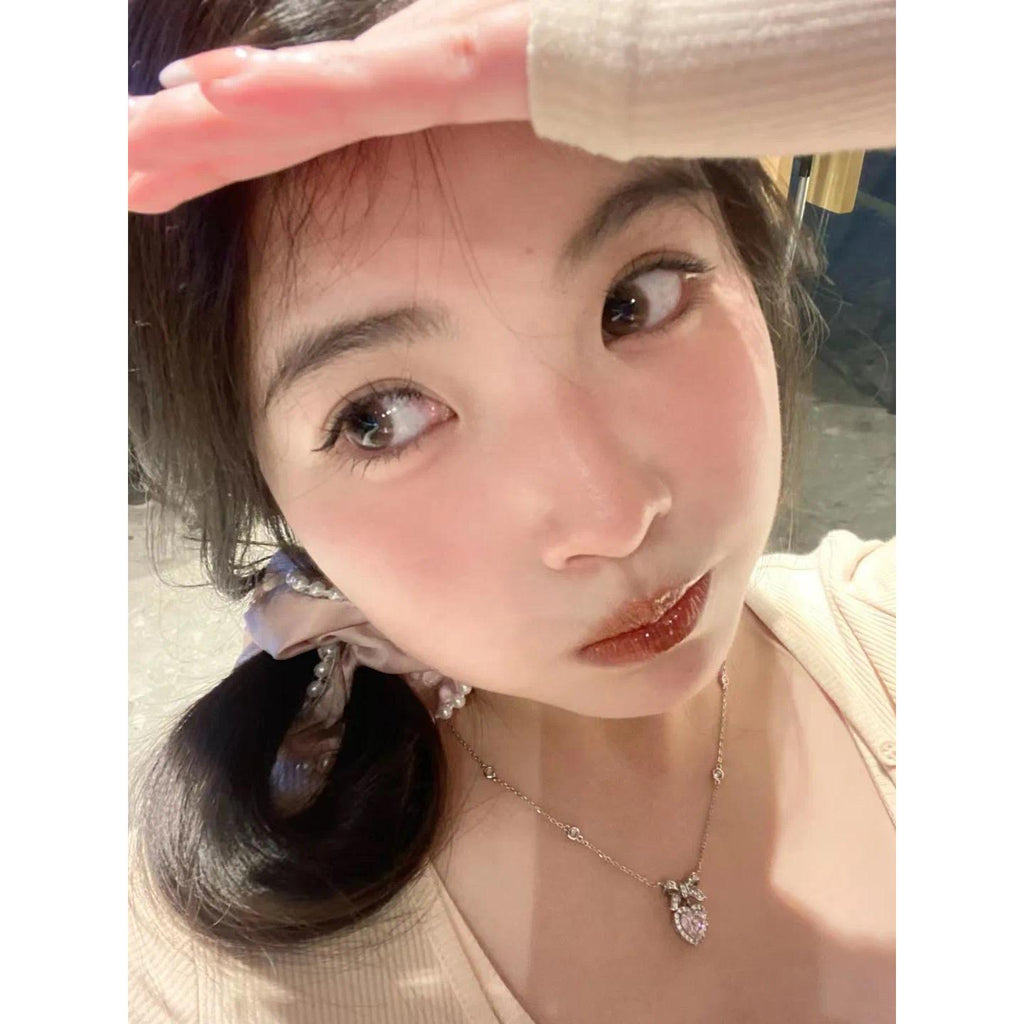 NXXING OVOLOOK 14.20mm Brown Colored Contact Lenses (6 Months Wear)