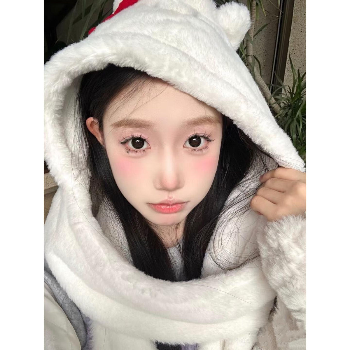 HTHUI ROSELENS 14.50mm Grey Colored Contact Lenses (6 Months Wear)