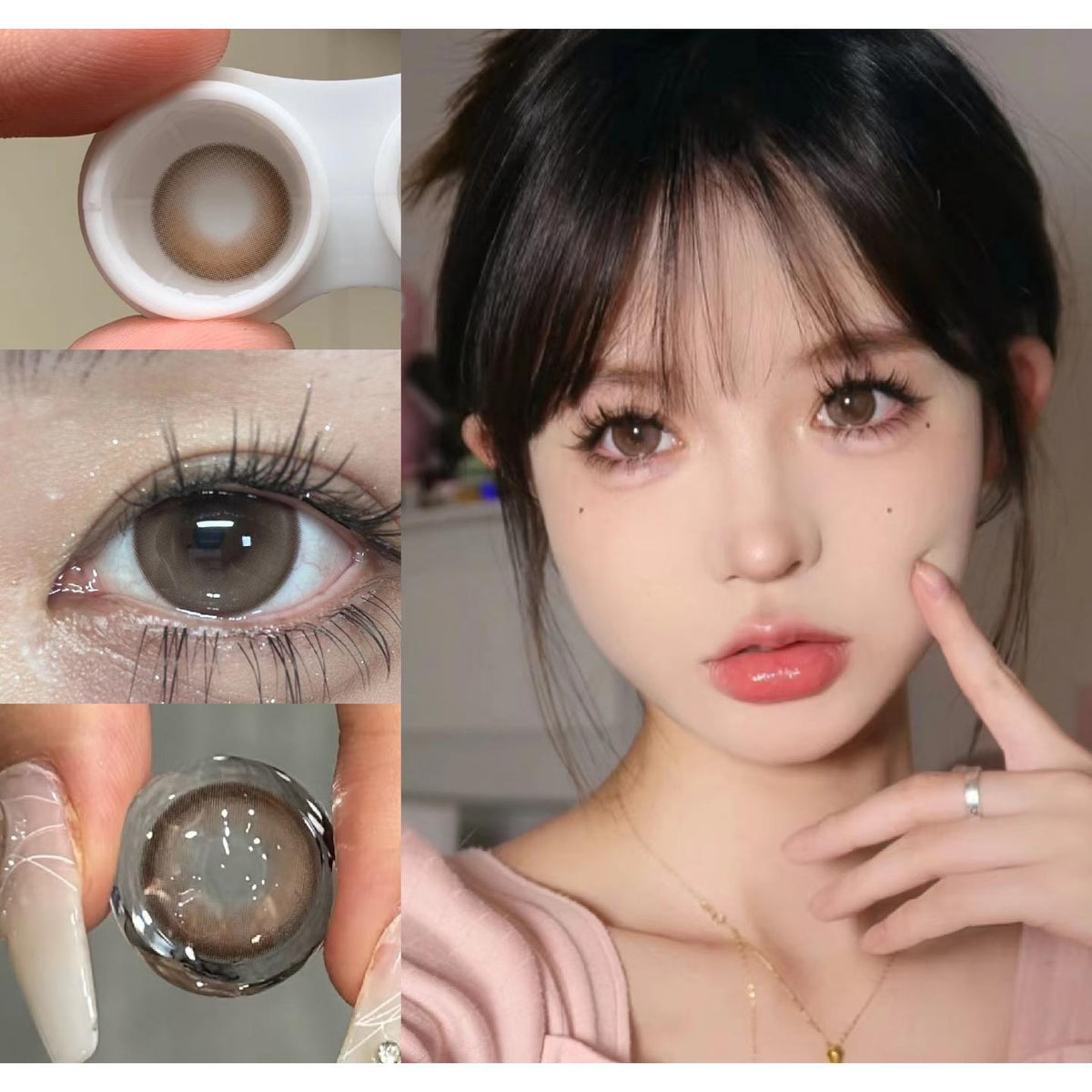 RSTZI FLLYCON 14.50mm Brown Colored Contact Lenses (6 Months Wear)