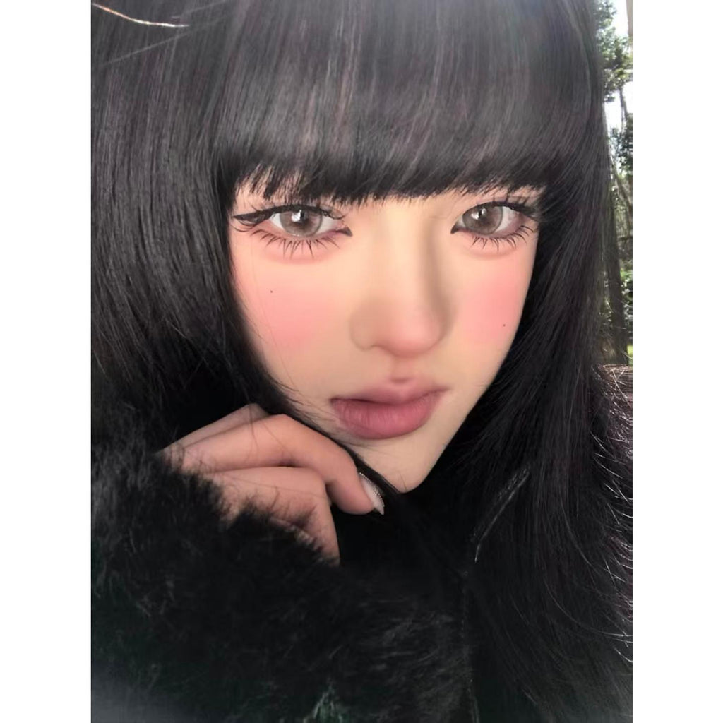 TMWHUA MimiPark 14.50mm Gray Colored Contact Lenses (6 Months Wear)