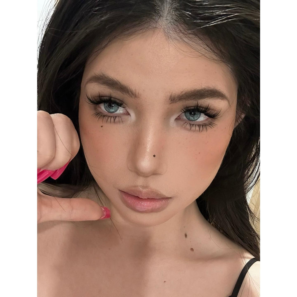 HMXZZI Serltyca 14.20mm Purple Colored Contact Lenses (6 Months Wear)
