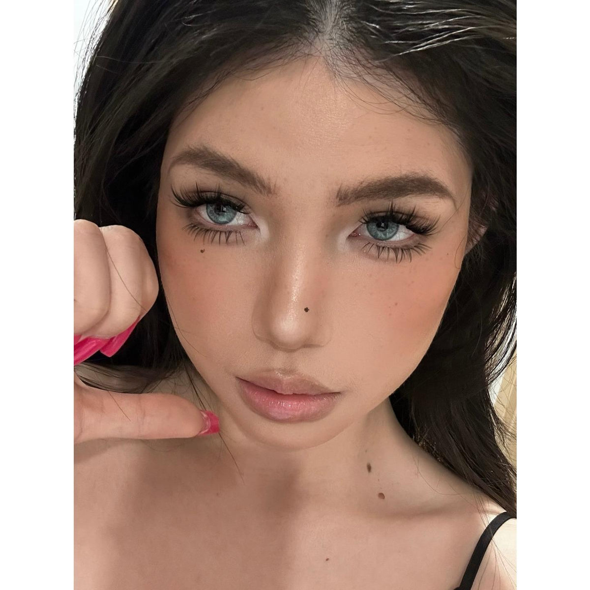 HMXZZI Serltyca 14.20mm Purple Colored Contact Lenses (6 Months Wear)