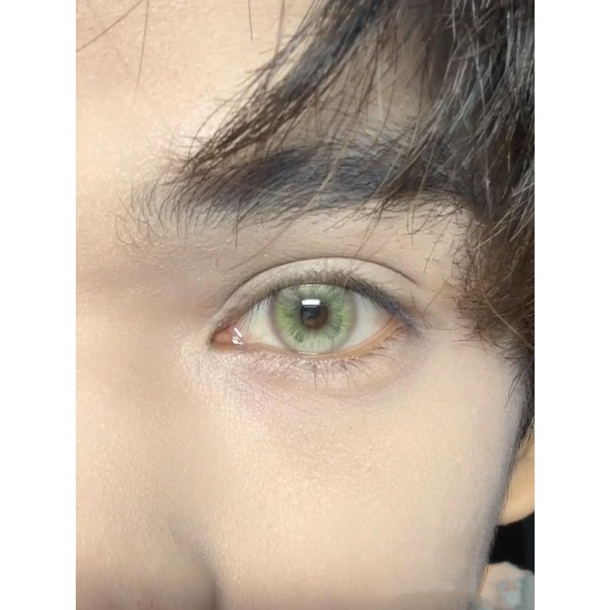CJHDIE Xiyoulens 14.50mm Green Colored Contact Lenses (6 Months Wear)