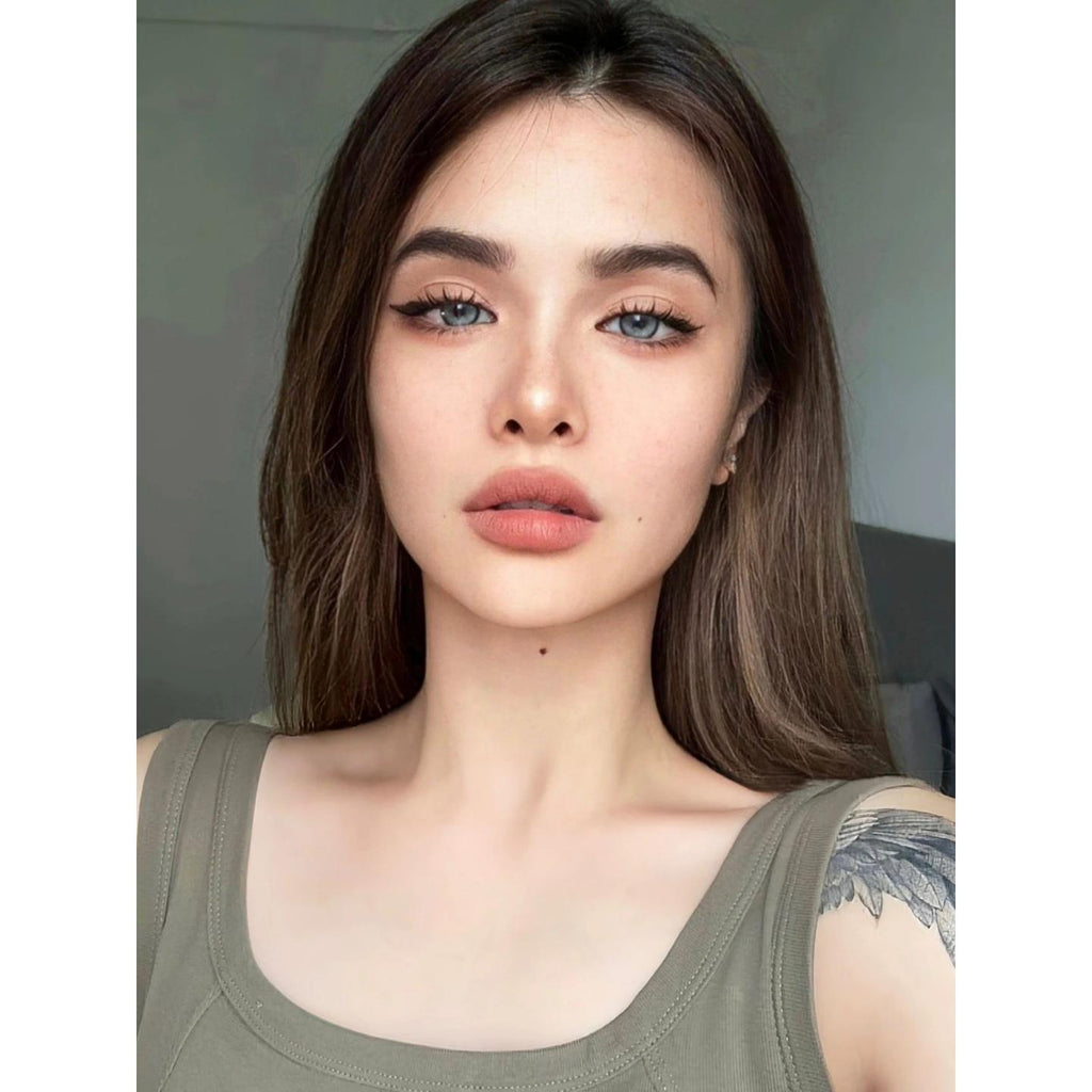 BLKYZHU Xiyoulens 14.20mm Grey Colored Contact Lenses (6 Months Wear)