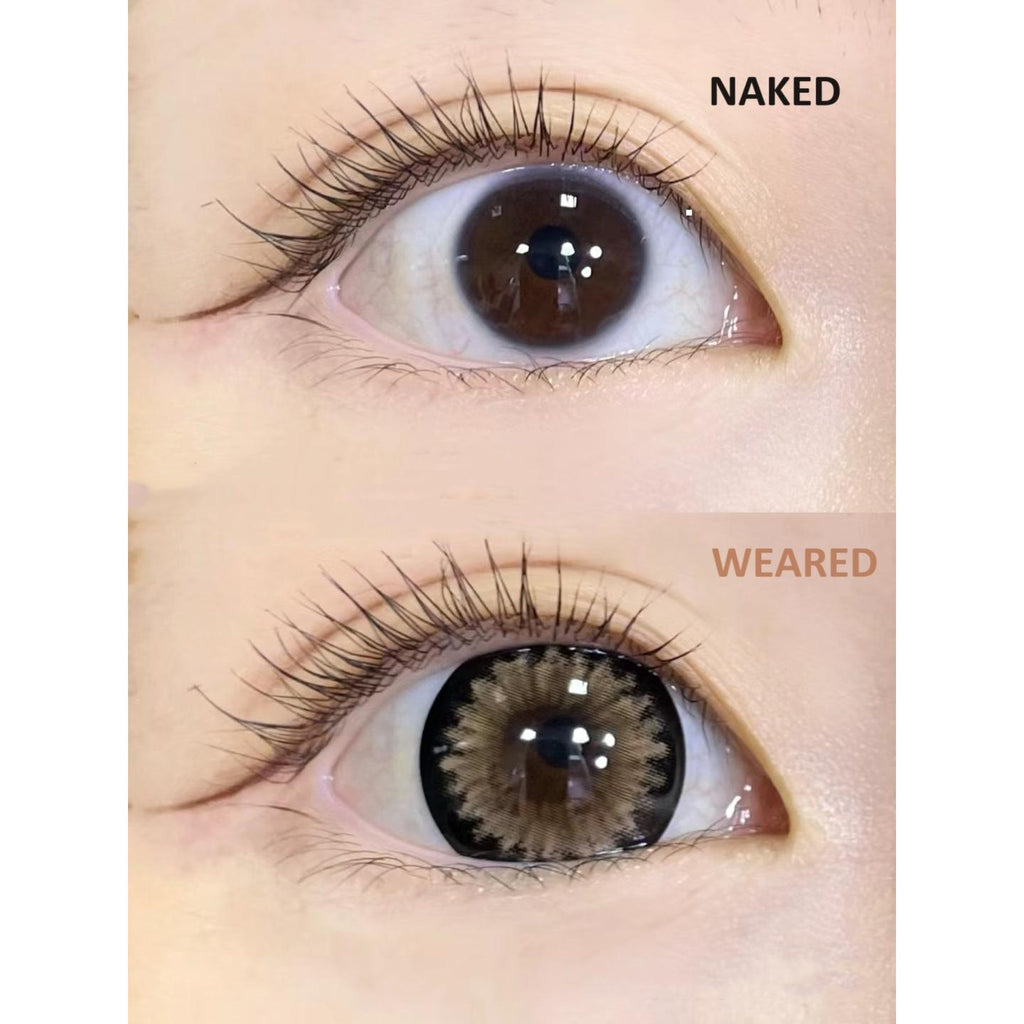 Kính áp tròng màu XRTGZONG Xiyoulens 14.50mm màu nâu (Thời hạn sử dụng 6 tháng)