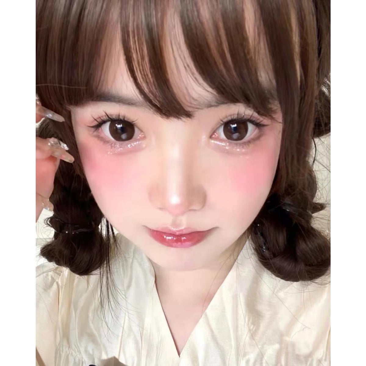 STQIAO Xiyoulens 14.50mm Brown Colored Contact Lenses (6 Months Wear)