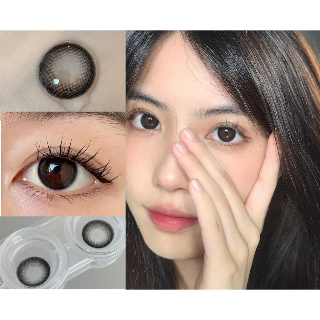 GGHEI Xiyoulens 14.50mm Black Colored Contact Lenses (6 Months Wear)