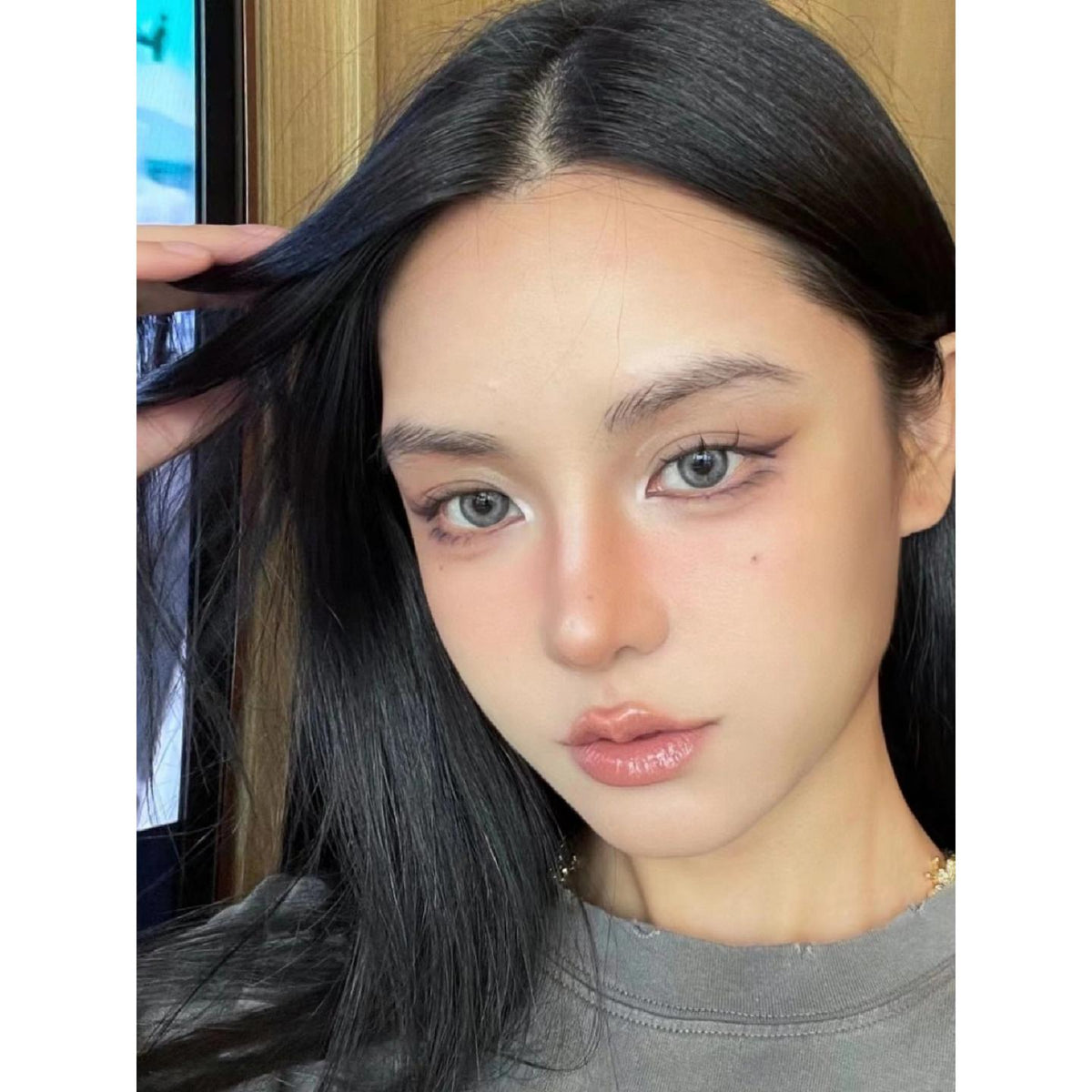 BLHUI Xiyoulens 14.00mm Gray Colored Contact Lenses (6 Months Wear)