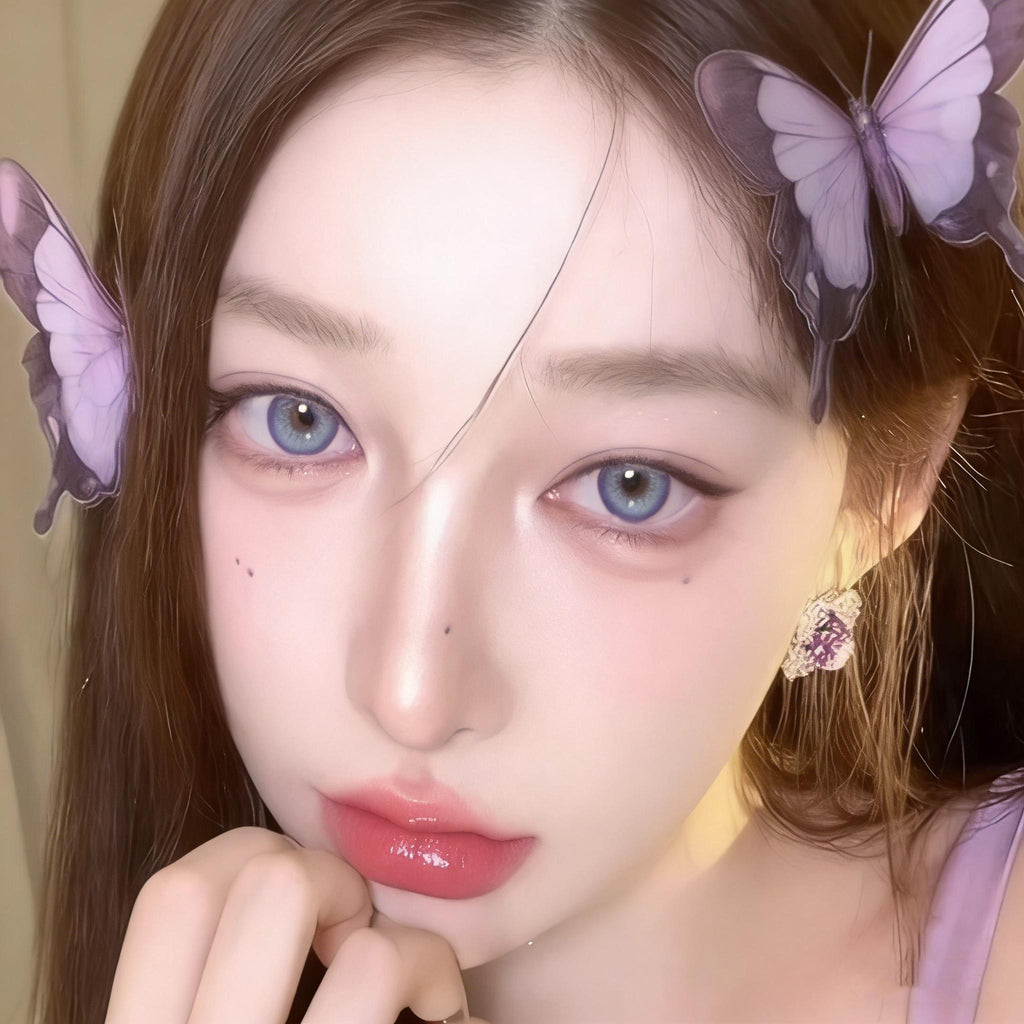 ZYGUANG Xiyoulens 14.50mm Purple Colored Contact Lenses (6 Months Wear)