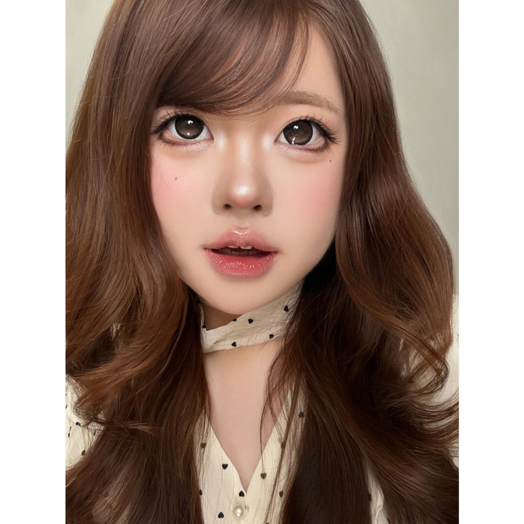 CDJTQQIAO OBALEN 14.50mm Brown Colored Contact Lenses (6 Months Wear)