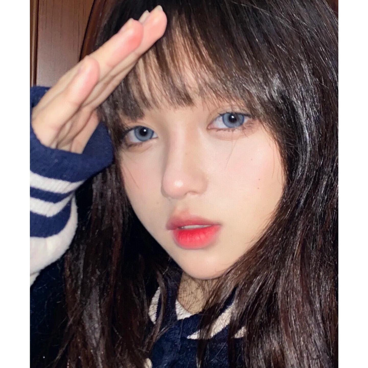 BOTXIN PORSLEN 14.20mm Blue Colored Contact Lenses (6 Months Wear)