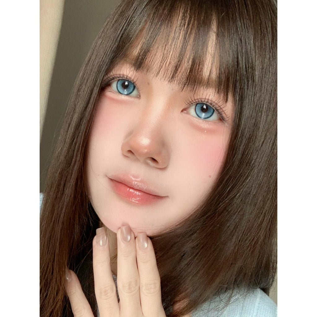คอนแทคเลนส์สี STYJLAN Serltyca ขนาด 14.20 มม. สีน้ำเงิน (ชนิดราย 6 เดือน)