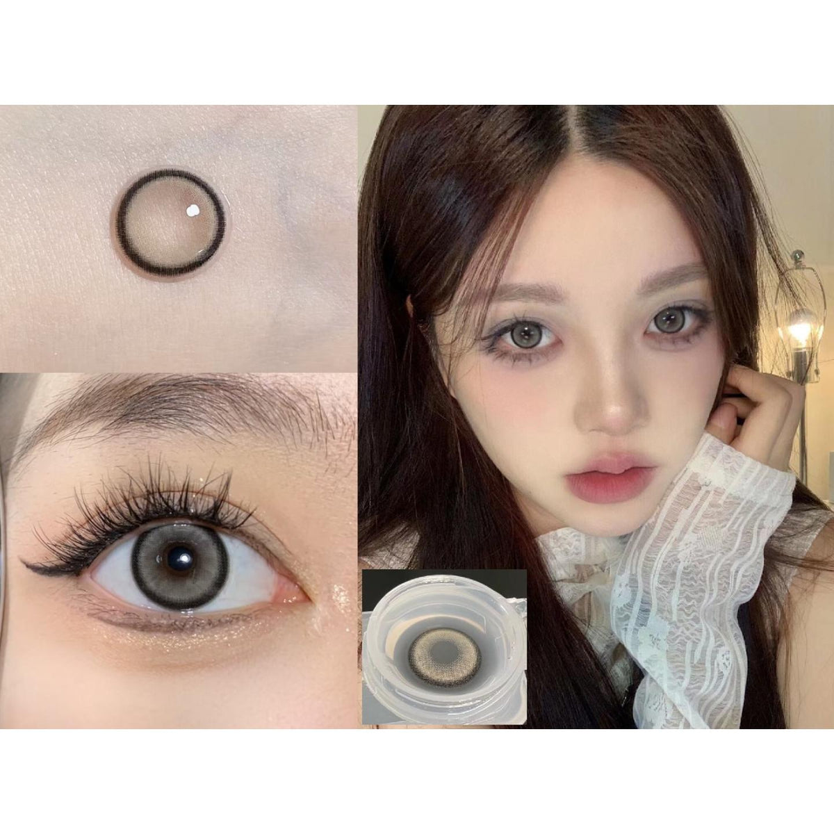 NYMI MorningCon 14.20mm Gray Colored Contact Lenses (6 Months Wear)