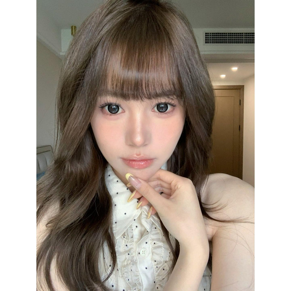 SMWLLI Tinacon 14.50mm Black Colored Contact Lenses (6 Months Wear)