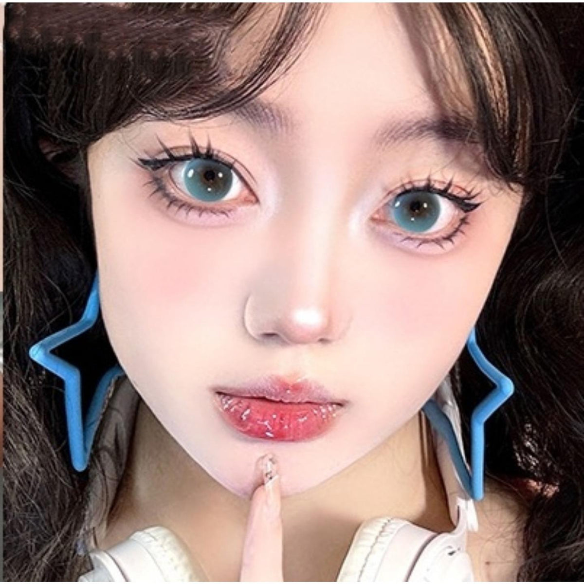 YCLXI OVOLOOK 14.20mm Blue Colored Contact Lenses (6 Months Wear)