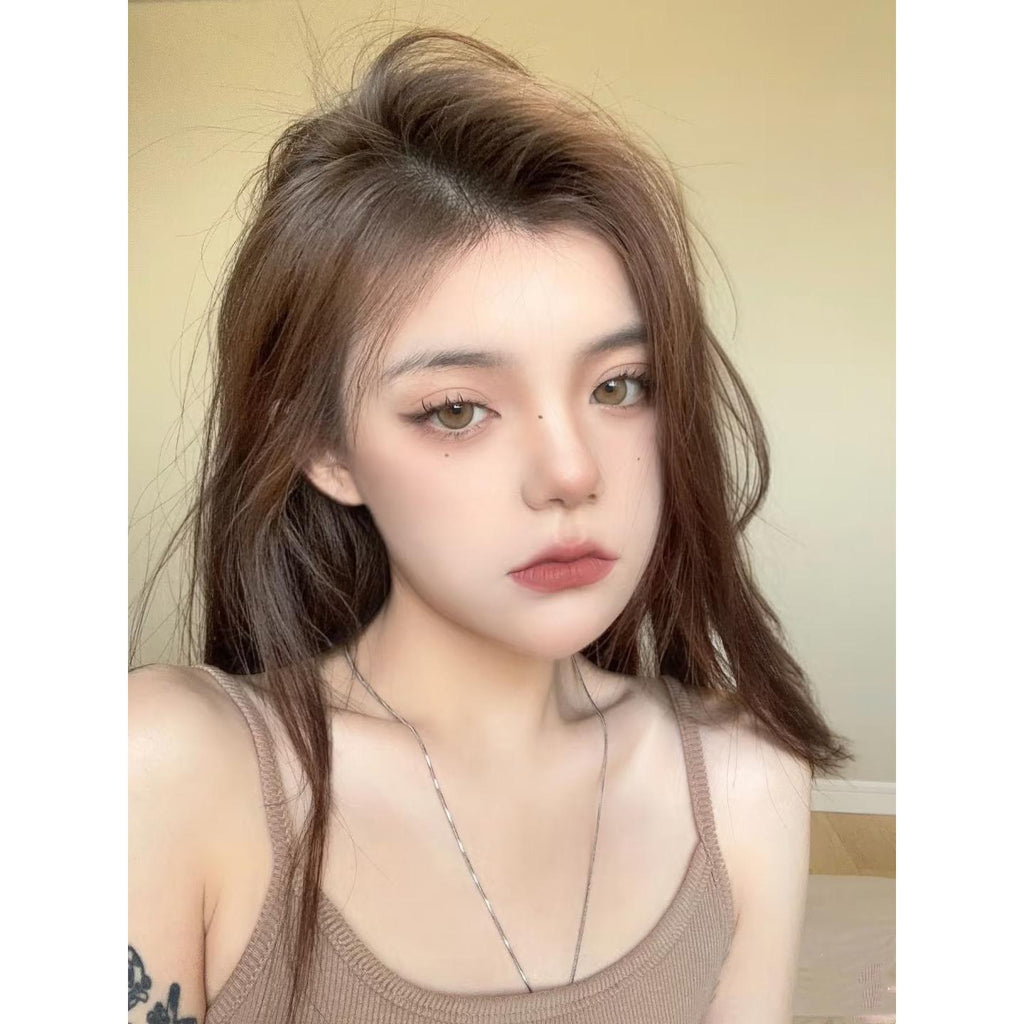 LLXIN ROSELENS 14.20mm Brown Colored Contact Lenses (6 Months Wear)