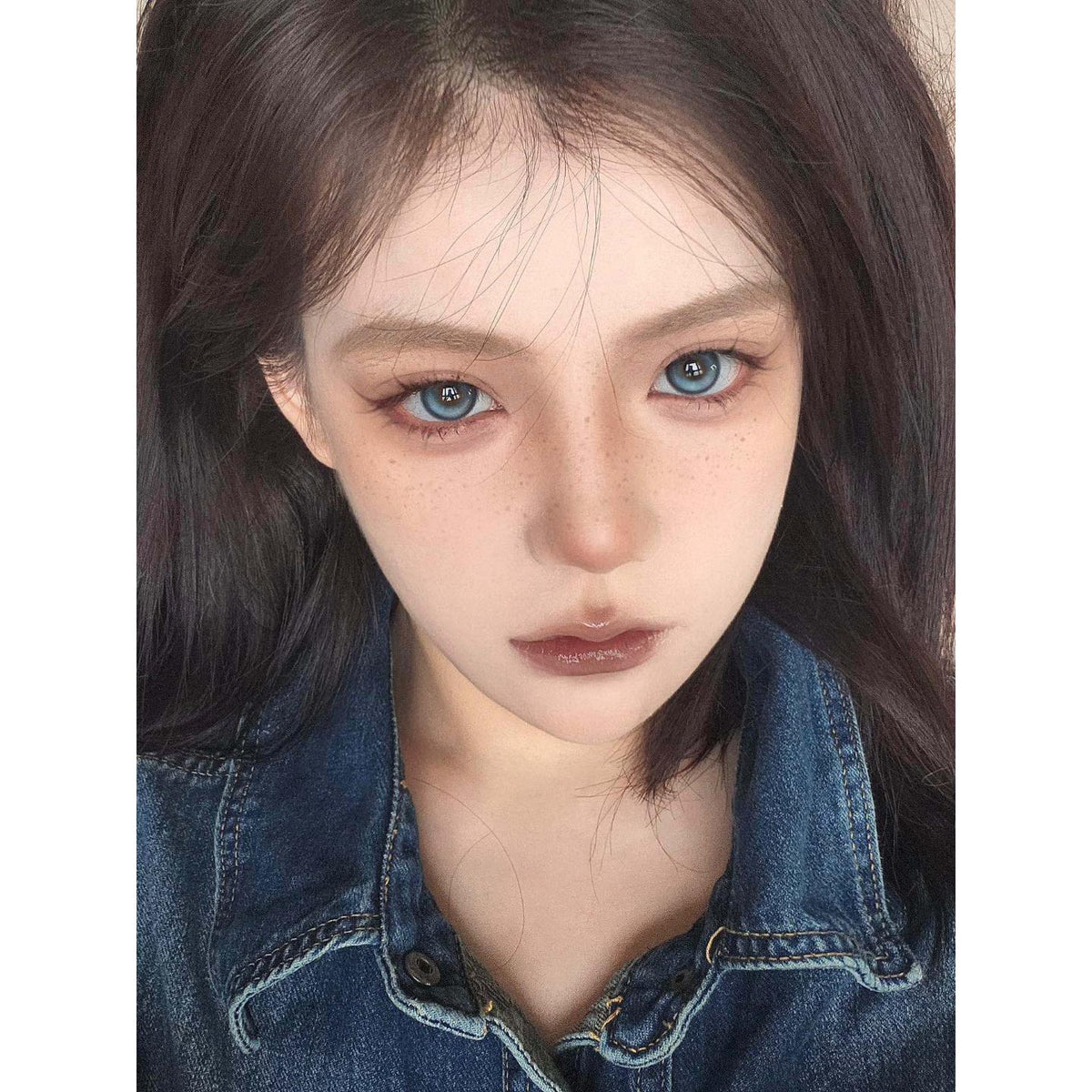 FJBHE MorningCon คอนแทคเลนส์สีฟ้า ขนาด 14.50 มม. (ชนิดราย 6 เดือน)
