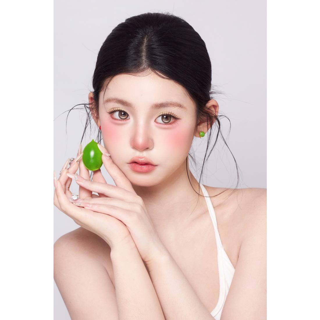 CDRGNHE OBALEN 14.50mm Gray Colored Contact Lenses (6 Months Wear)