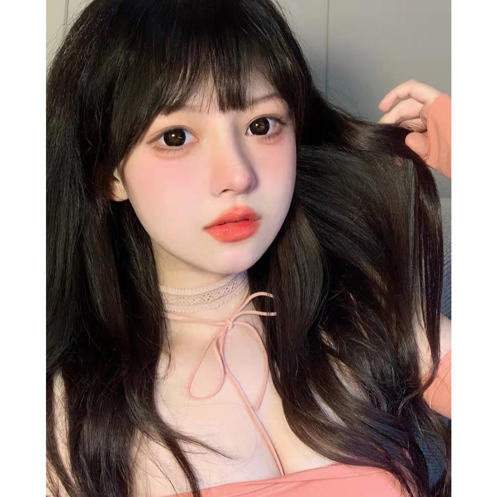 BIGDHEI Xiyoulens 14.50mm Black Colored Contact Lenses (6 Months Wear)